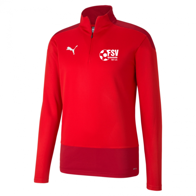 Puma-teamGOAL 23 Training 1/4 Zip FSV Birkenfelde 1921 Puma Red-Chili Pepper | XXL